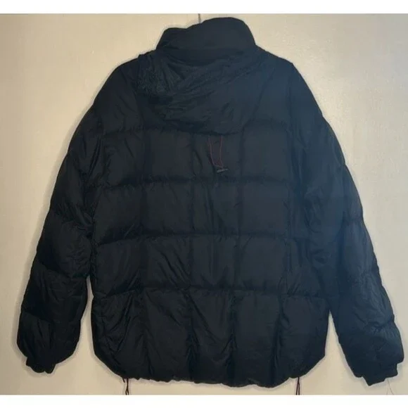 Polo Sport Ralph Lauren Down Puffer Coat Mens XXL Large Black Hood Ski Quiet Lux - Picture 2 of 6